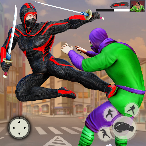 Ninja Superhero Fighting Game MOD APK (The enemy will not attack)